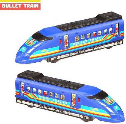WooZee BULLET TRAIN Pull Back Train, ABS Plastic
