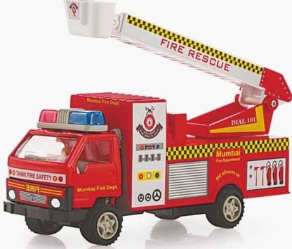 Shree Jee SHINSEI FIRE BRIGADE PULL BACK AND GO ACTION PACK OF 1