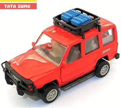 WooZee TATA SUMO Miniature Pull Back Car with Doors Openable
