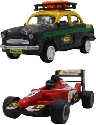 neoinsta shopping Pull back taxi and formula1 racing car vehicles for kids 3