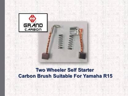 BlackDuck Self Starter Carbon Brush Suitable For Yamaha R15 Vehicle Starter Motor