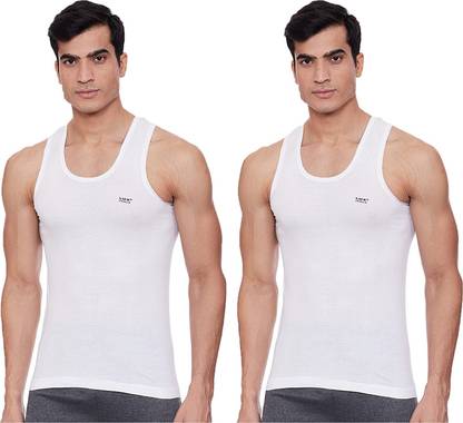 Cotton Blend Fabric Gym Vest