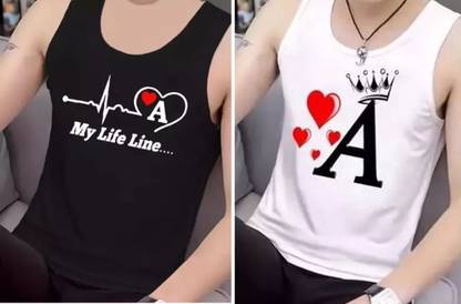 Polyester Fabric Gym Vest