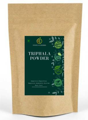 A D FOOD & HERBS ORGANIC TRIPHALA POWDER (50 GMS 2 PACK)