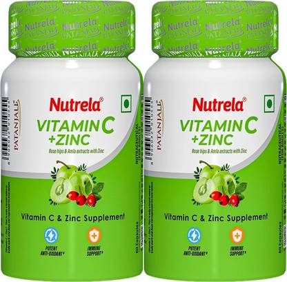 NUTRELA Vitamin C and Zinc Chewable tablets for Men, Women and Kids