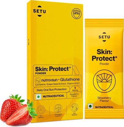 SETU Skin Protect First Drinkable Sunshield with Plant Based NutroxSun & Glutathione