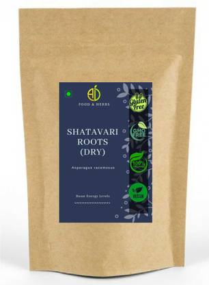 A D FOOD & HERBS DRY SHATAVARI / ASPARAGUS RACEMOSUS ROOTS (20 GMS 2 PACK)