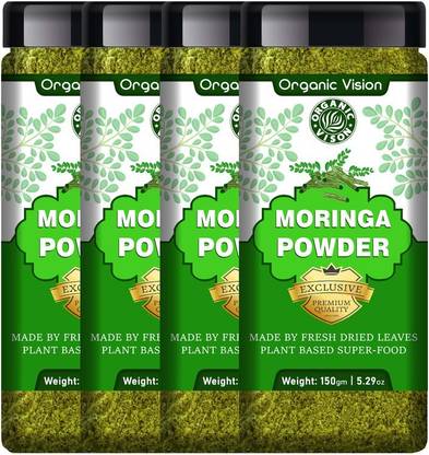 OrganicVison Moringa Leaf Powder for Weight Loss-Moringa Oleifera 600g