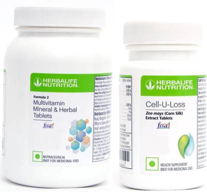 HERBALIFE Multivitamin Mineral and Herbal Tablets 90 Tablets And Cell-U-Loss 90 Tablets