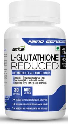 NutriJa L-Glutathione Reduced 500mg Capsules -