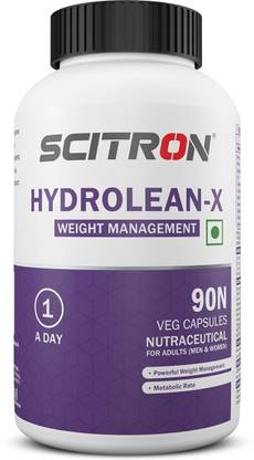 Scitron HYDROLEAN-X | 90-Capsules | Weight Loss Supplement Fat Burner