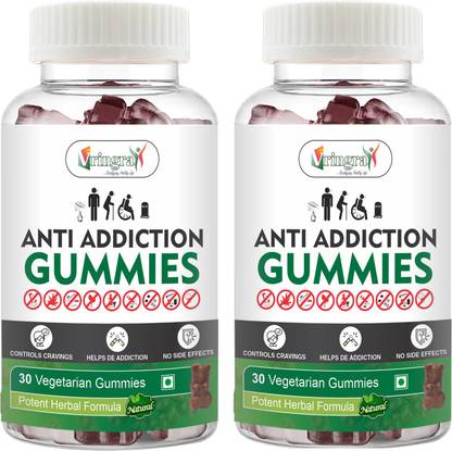 Vringra Anti Addiction Gummies-Anti Addiction Drops-Addiction Killer-NashaMukti Gummies- Smoking Cessations