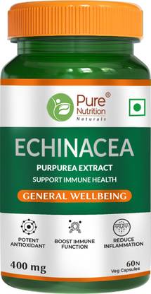 Pure Nutrition Echinacea Capsules |Boost Immunity, Reduce Inflammation & Antioxidant Rich