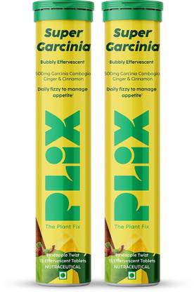 The Plant Fix Plix Garcinia Cambogia Tablets For Weight Loss with ayurvedic herbs Ginger & Cinnamon