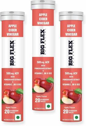 Bigflex Himalayan Apple Cider Vinegar- 60 Effervescent Tablets