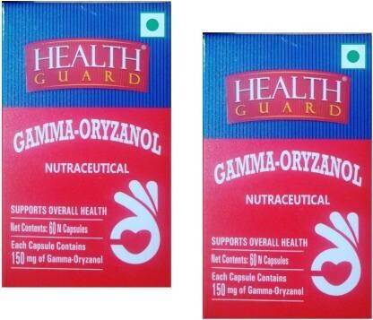 health guard Health Oryzanol 60 Capsules (2 Packs)
