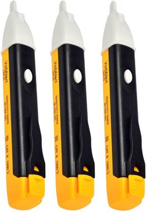 Inditrust (Pack of 3pc) Electrical Non Contact Voltage Detector/Tester Pocket Pen 90-1000V with Flashlight & Beep Sound High Analog Voltage Tester