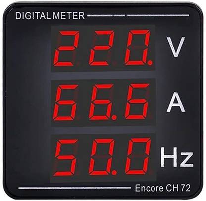 amiciSense 3 in 1 Digital Meter 50~500V Voltage Tester with Frequency and Current Test Digital Voltage Tester