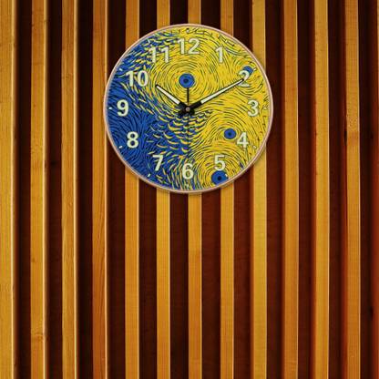 WHISKET Analog 30 cm X 30 cm Wall Clock