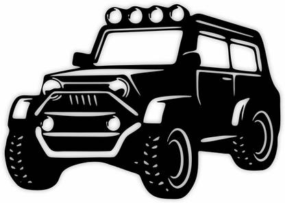 GK Design CAR Wall Decoration MDF laser cutout for home & office
