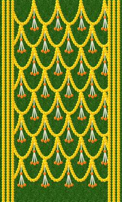 Ashu creation 244 cm (8 ft) Polyester Semi Transparent Door Curtain Single Curtain