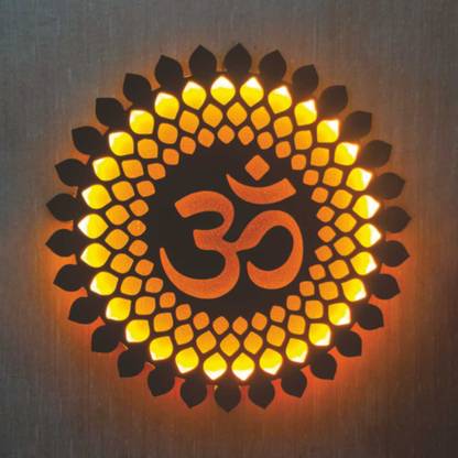 OM MANDALA CREATION Om Mandala wall Hanging Led Wall Decor