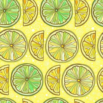 Pitaara Box Lemon And Lime Framed Wall Art Painting Print Canvas 12 inch x 12 inch Painting