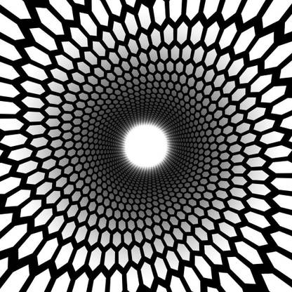 पितारा बॉक्स Spiral Framed Wall Art Painting Print कैनवास 20 inch x 20 inch पेंटिंग
