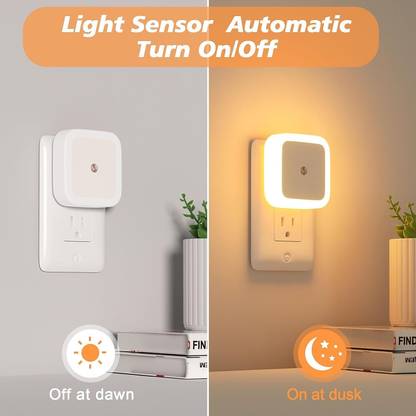 GatiH Night Lamp Sensor Light for Bedroom Smart Automatic ONOFF Dim LED Lights Lamp Smart Sensor Light