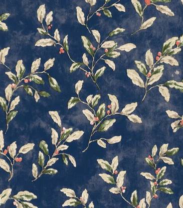 VI COLLECTIONS 2K Royal Blue Bg & leaves