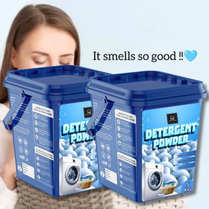 BLISS & BLUSH Detergent Powder 10kg Ultra Clean Advance Stain Removal Formula for All Laundry Detergent Powder (Fresh)