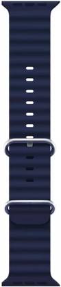 SCALEBEE Ocean Band, Belt, Strap for Apple Watch Ultra 49 MM, 45 mm, 44 mm, 42 mm 4 mm Silicone Watch Strap