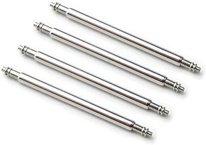 EWAccessories 18mm Ultra Thin 1.3mm Watch Band Spring Bars Pins 18 mm Stainless Steel Watch Strap