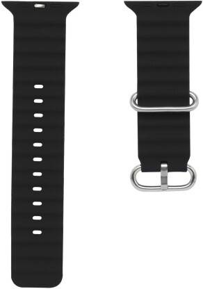 Saztech Silicone Sport Bands Compatible With Applee Watch Smart Watch Strap