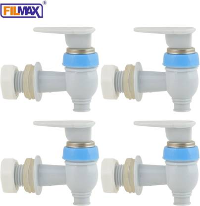 Filmax Tap Compatible with Dolphin,Swift, Aquafresh/Many Assembled RO's,White(Set of 4) Solid Filter Cartridge