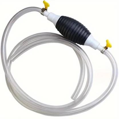 Finzatik Fuel Transfer Pump, Fuel Transfer Pump Kit, High Flow Siphon Hand Oil Pump Vehicle Oil Pump Kit