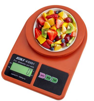 Zeom ®KS001 Multipurpose Digital Kitchen Weighing Scale With Back Light (10Kg) Weighing Scale