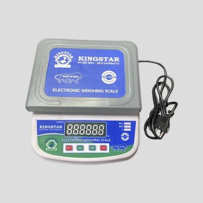 King Star ABS MINI COUNTER SCALE 20KG ACCURACY 1G MINIMUM 20G F&B GREEN LIGHT DISPLAY Weighing Scale