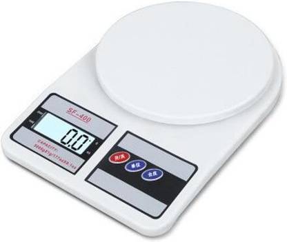 Sitrus SF-400 Electronic Scale Household Electronic Scale Mini Electronic Kitchen Scale Baking Scale Food Balance Small Gram Measuring Scale WHITE Weighing Scale