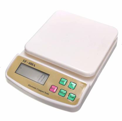 CITYCART Electronic Digital Kitchen Weighing Scale 10Kg Weight Measure Multipurpose 7 Weighing Scale