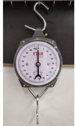 Crystal zone FISH GOLD Commercial Hanging Weighing Scale Weighing Scale 100 Kg Weighing Scale