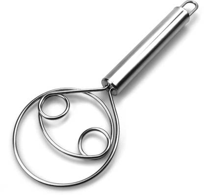 khodal tex Whisk Bread Mixing Tool, Stainless Steel Baking Pastry Blender Steel Spiral Whisk