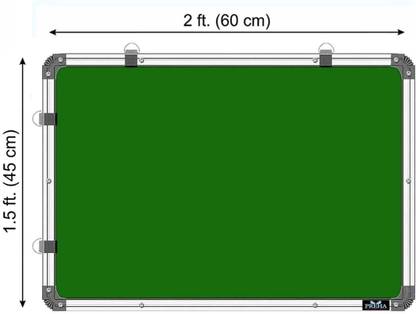 Preha 1.5x2 feet Notice Board/PinUp Display Board with 50 pins for Office Notice Board Notice Board