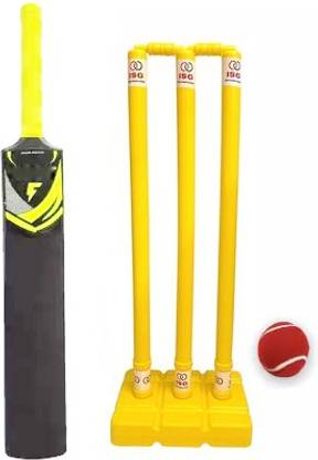 ANS SPORTS BAT COMBO SET ONE BAT ONE WICKET SET WITH 1_TENNIS BALL