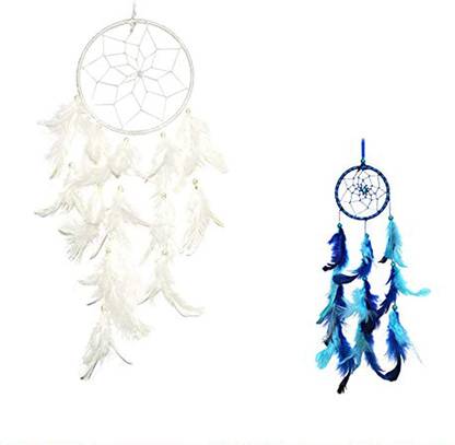 ASIAN HOBBY CRAFTS Dream Catcher Wall Hanging - Combo B Feather Dream Catcher
