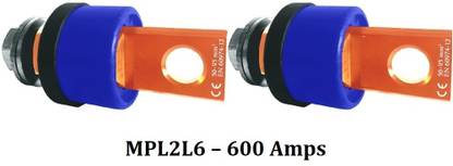 Mey-Ra Vaala Heavy Duty Machine Lug Connector MPL2 Series MPL2L6 – 600 Amps (Pack of 2) Inverter Welding Machine