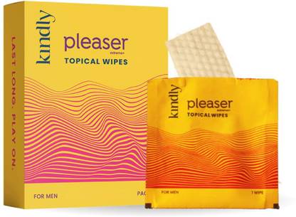 Kindlyhealth Pleaser Delay Wipes for Men to Last Longer in Bed Climax Control Non -Irritating Intimate Wipes