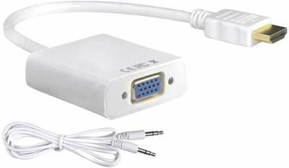 Dye HDMI to VGA with 3.5 mm Audio AUX Cable Adapter Gaming Adapter