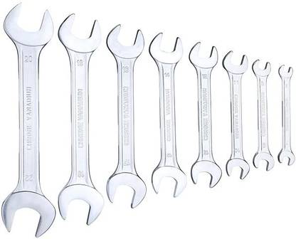 Double Ended Open Spanner Set Double Sided Open End Wrench (Pack of 8) Double Ended Open Spanner Set Double Sided Open End Wrench (Pack of 8) Double Sided Open End Wrench