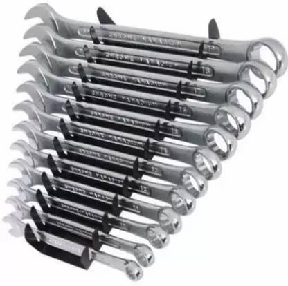 DOUBLE-SIDED COMBINATION WRENCH & SPANNER HAND TOOLS SET. Socket Set(Pack of 12) 12 PCS Spanner Set Double Sided Combination Wrench Double Sided Combination Wrench
